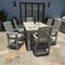 Highwood Usa Lehigh 7pc Rectangular Counter Height Outdoor Patio Furniture Dining Set 72 x 42 AD-ST7LH2CO4BA-HGR - alternate 2